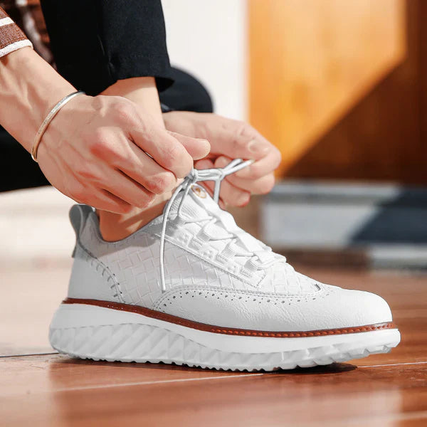 LORENZO LEATHER ORTHOPEDIC SNEAKERS