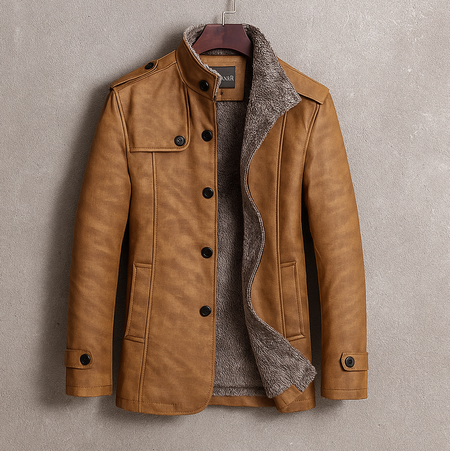 TRENTON™ Merino-Lined Suede Overcoat