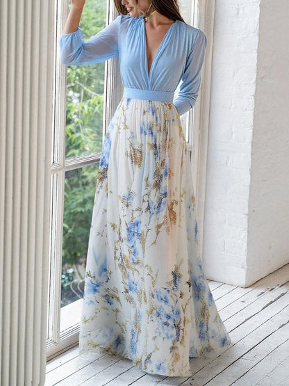 Tess™ Long Dress with Floral Print