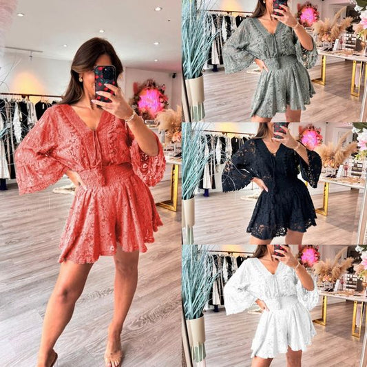 ELODIE LACE TUNIC BLOUSE