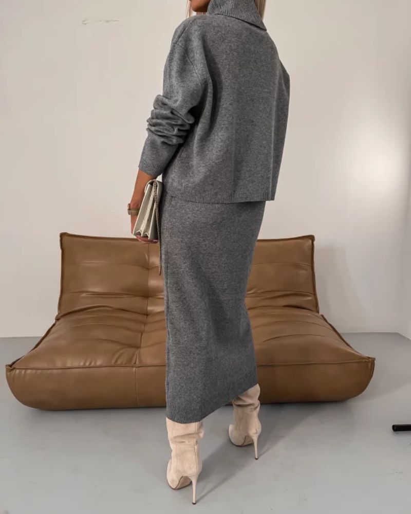 Elara Knitted Set