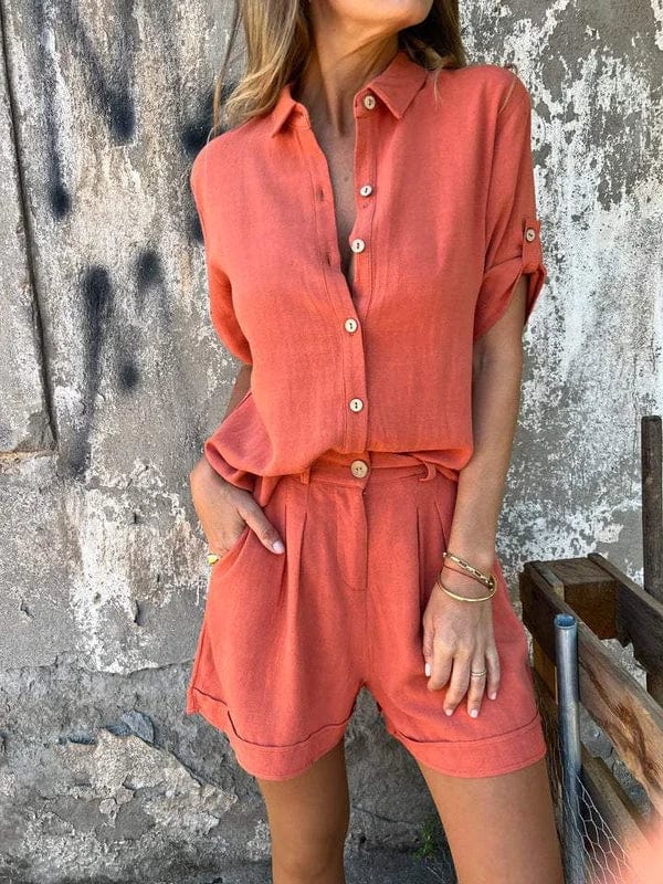 Pauline - Linen Summer Set