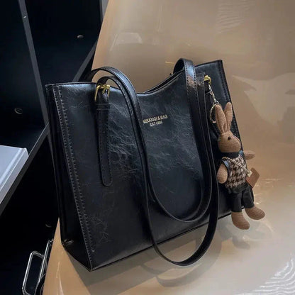 LENA Vegan Leather Shoulder Bag