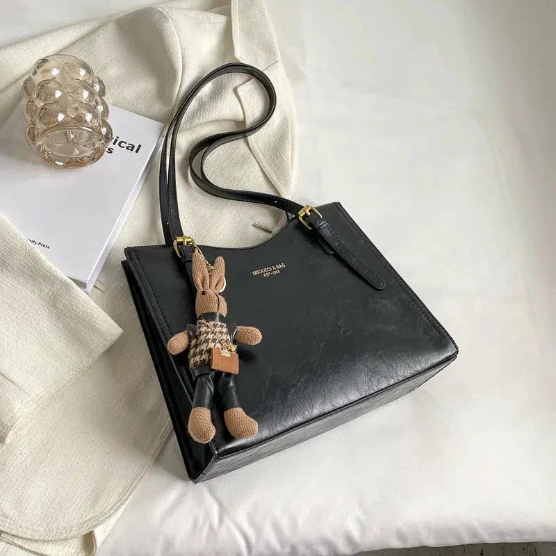 LENA Vegan Leather Shoulder Bag