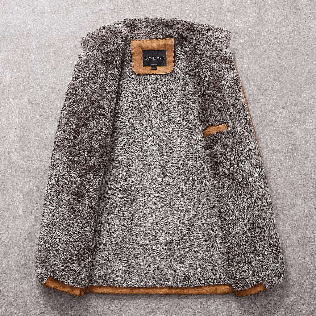 TRENTON™ Merino-Lined Suede Overcoat
