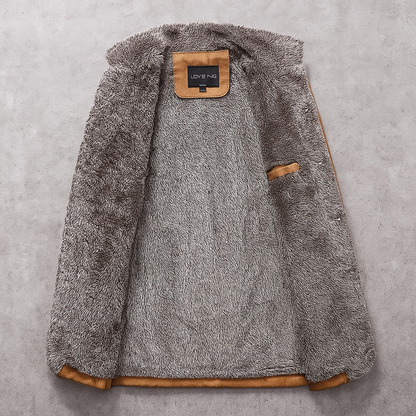 TRENTON™ Merino-Lined Suede Overcoat