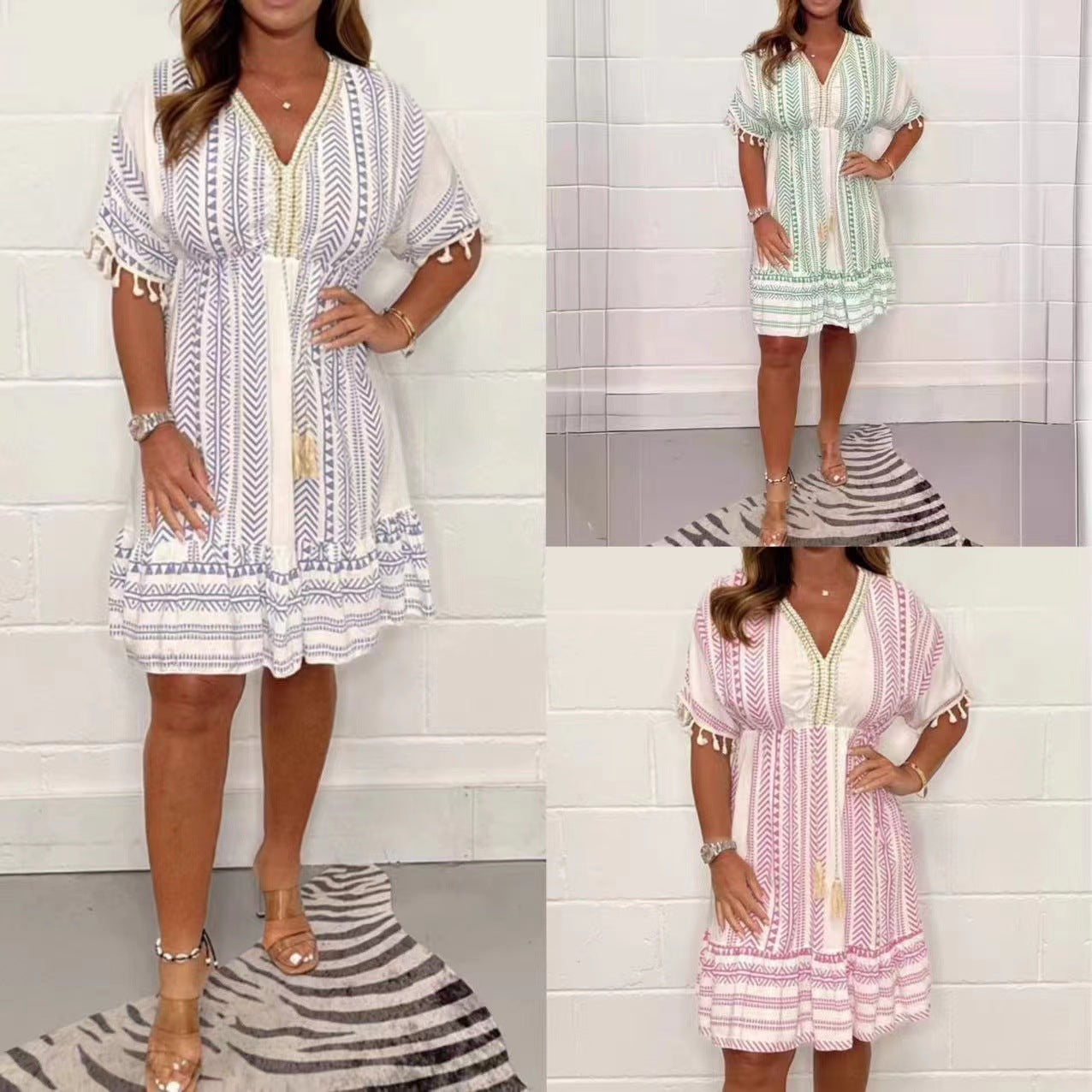LUVENZA Breezy Cotton Summer Dress