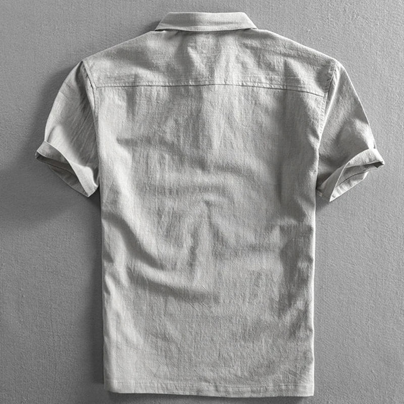 Amalfi Linen Polo