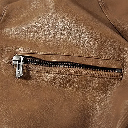 BROOKSON™ Vintage Leather Jacket