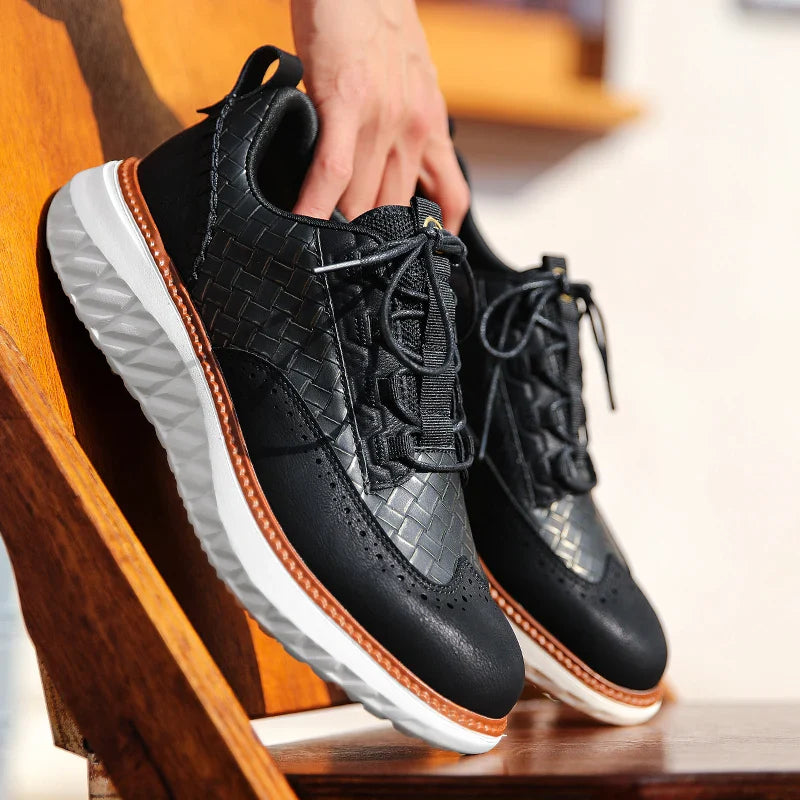 LORENZO LEATHER ORTHOPEDIC SNEAKERS
