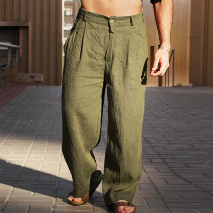 ZAIR™ Wide-Leg Summer Linen Trousers