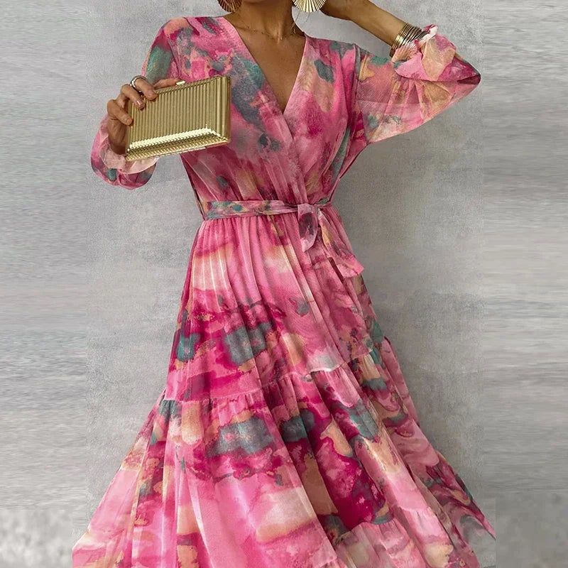 Emily - Elegant Floral Dress