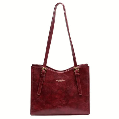 LENA Vegan Leather Shoulder Bag