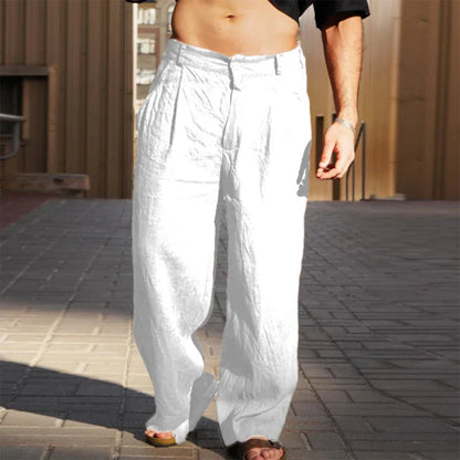 ZAIR™ Wide-Leg Summer Linen Trousers