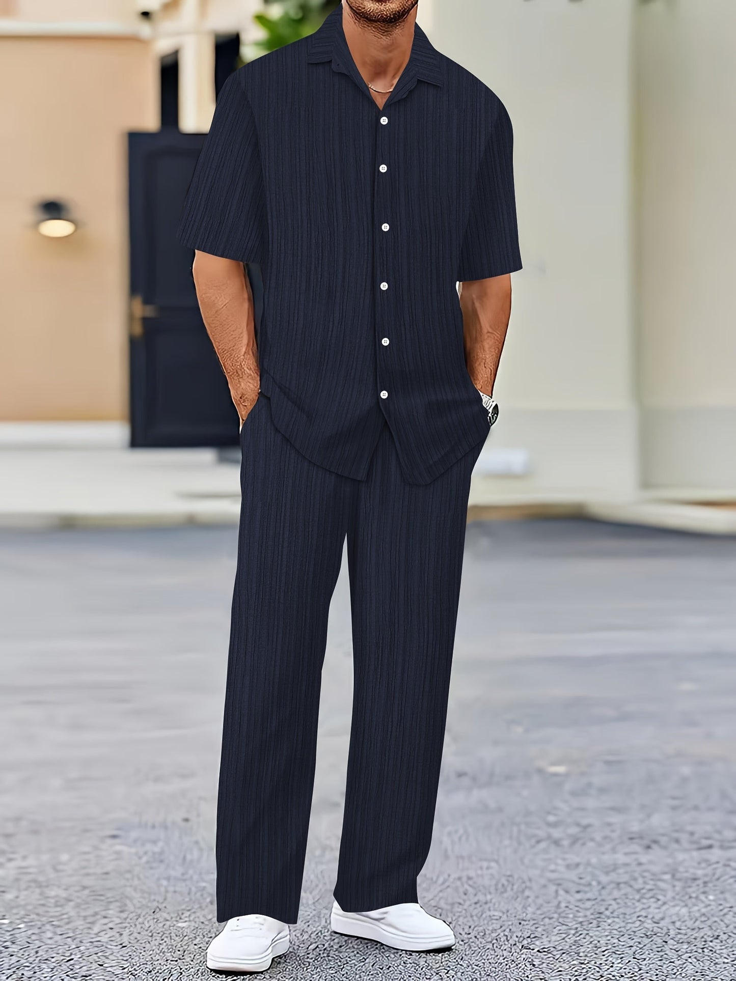 Elias Striped Two-Piece Summer Set