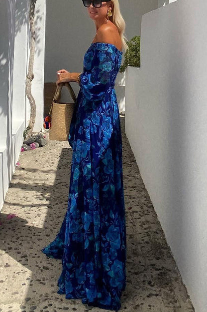 Penelope - Floral Off-Shoulder Maxi Dress