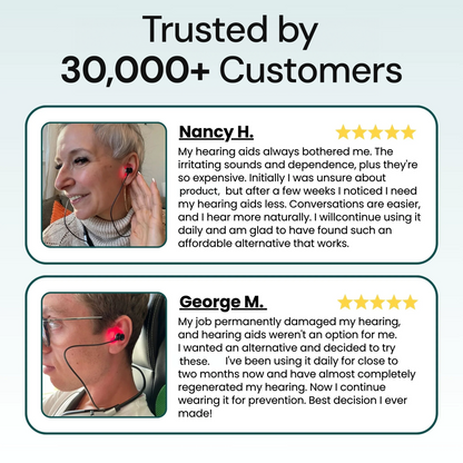 NeuroHear™ – Red Light Therapy Earbuds for Age-Related Hearing Loss