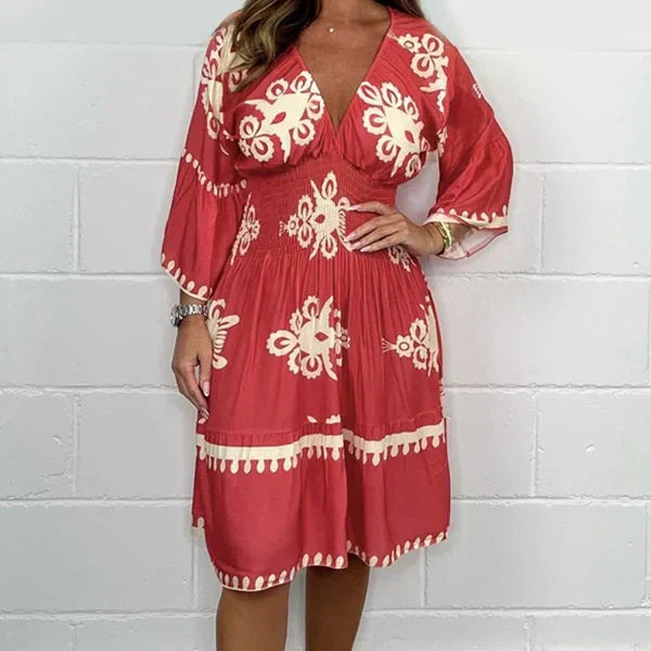 SERENA SUMMER PRINTED DRESS