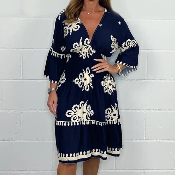 SERENA SUMMER PRINTED DRESS