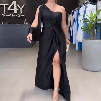 Velira One-Shoulder Elegance Dress