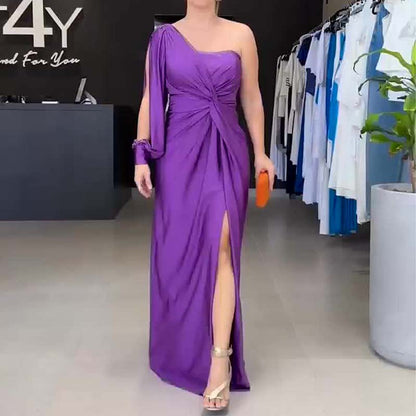 Velira One-Shoulder Elegance Dress