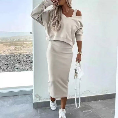 VELINA 2-Piece Knit Dress Set