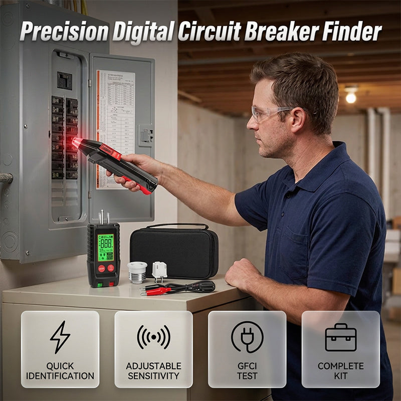 SafeCircuit Pro – Digitaler Schalterfinder & Steckdosentester